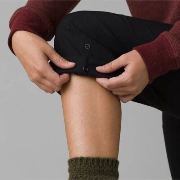 Prana Halle Black Convertible Pants Size 4 NWT - Picture 7 of 9